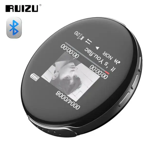 Новейший MP3-плеер RUIZU M1 Bluetooth спортивный мини MP3-плеер Портативный аудио 8 Гб со встроенным динамиком FM Электронная книга музыкальные плееры