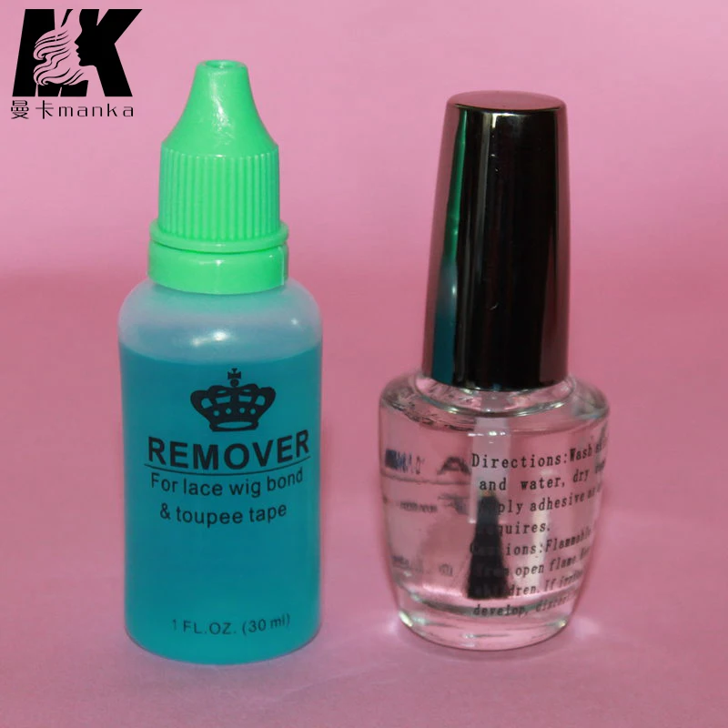 0.5 OZ/ 15ml lace hair wig glue+ 30ml remover for Lace Wig or hair Glue