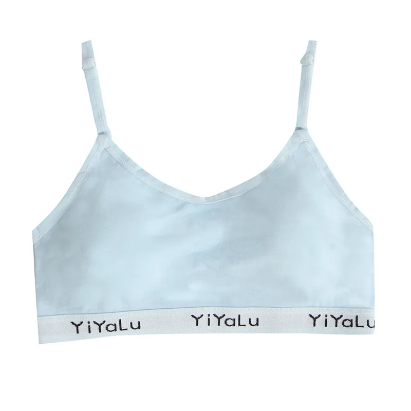 teen bra Kids Girls Underwear Bra Vest Underclothes Thin Belt Letter Undies Clothes #4j11 (9)