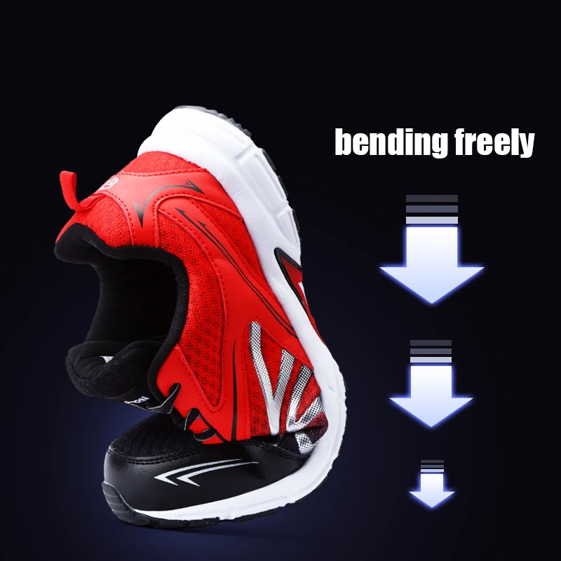 Для Мужчин's стальной подносок Кепки защитная Рабочая обувь Легкий дышащий материал; Рабочая обувь противоскользящий дизайн защитная обувь ботинки