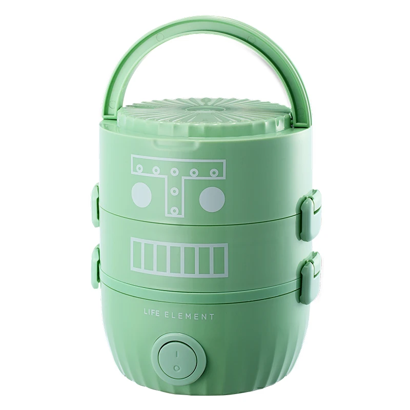 

Electric Lunch Box Stainless Steel Plug-in Heating Vacuum Insulation Lunch Box Rice Cooker Double Layer Cooking Hot Rice Cooker