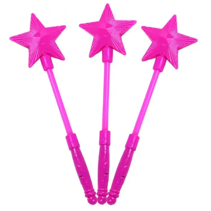 Детские светящиеся игрушки пятиконечная звезда флэш-палка звезды магический бар Дети Девочка Фея Звезда стержень игрушка Подарки-17 AN88