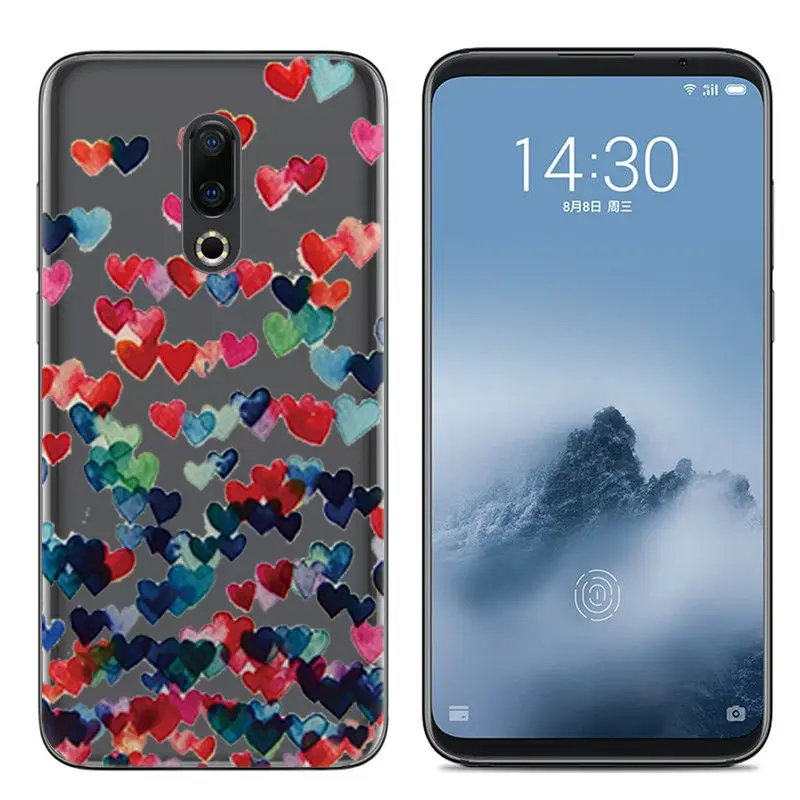 Case for Meizu 16 16X 16th 16 Plus Soft TPU Back Cover for Meizu M5 note M6 note M5C MX6 M6S Pro 6 Silicone Protective Fundas (2)