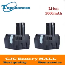2X High Quality Power Tool Rechargeable Battery For Hitachi EBM1830 327730 BCL1815 DH18DL DS18DL DV18DL 18V 5000mAh Li-ion