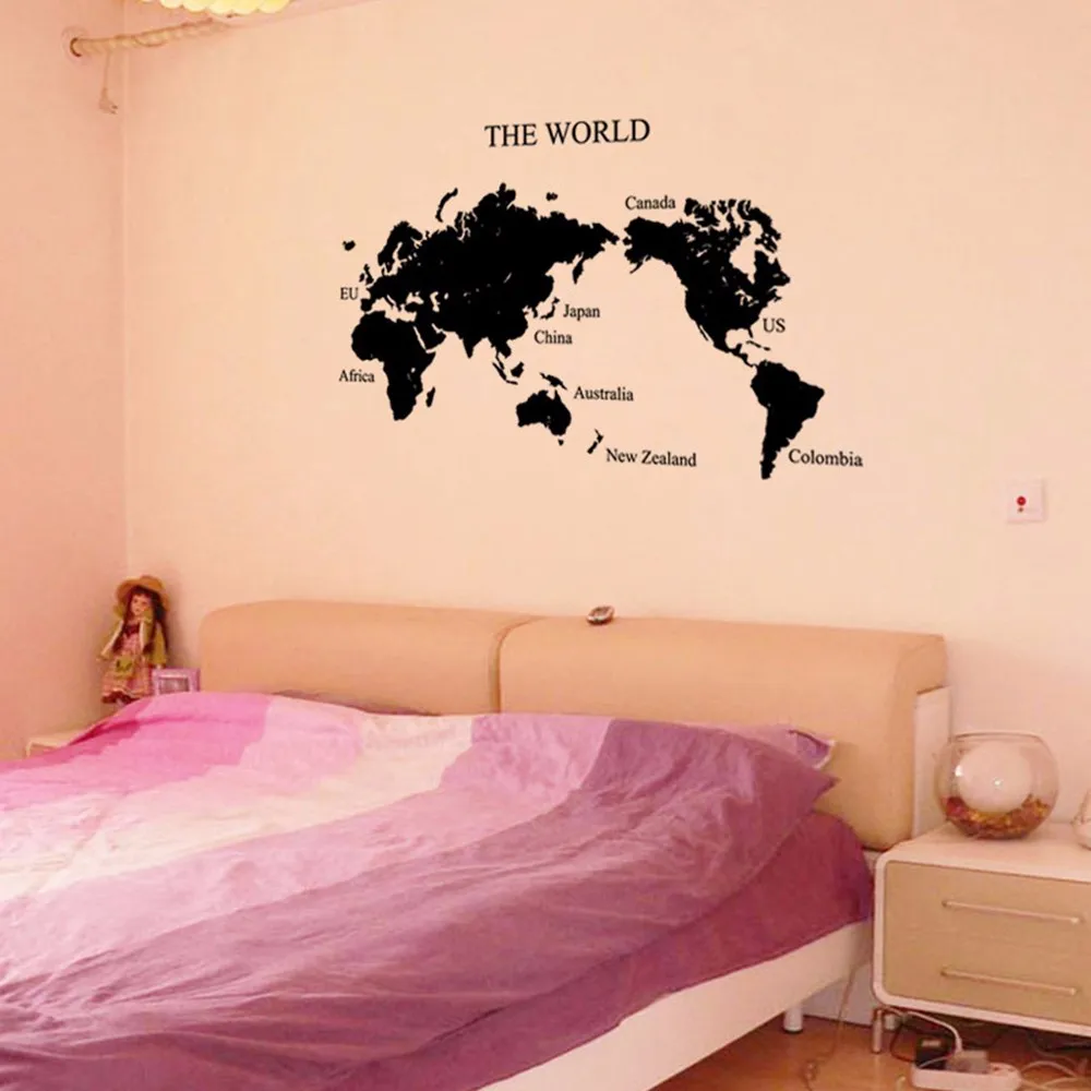 Best-Selling-Home-Bedroom-Decoration-Vinyl-Wall-Stickers-Poster-Creative-Letter-World-Map-For-Kids-Removable-DIY-Art-Wall-Decals-HG0068 (5)