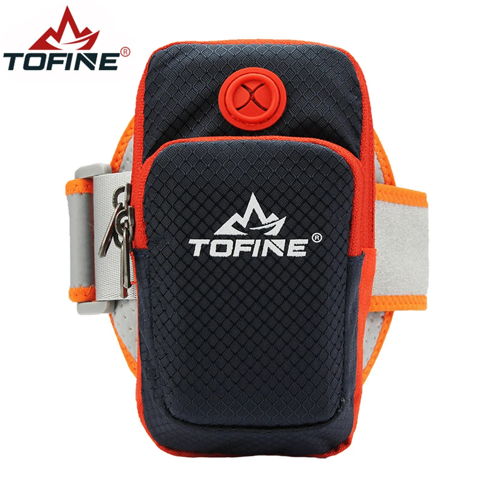 TOFINE Sports Running Armband Bag Adjustable 5/ 5.5 Inch