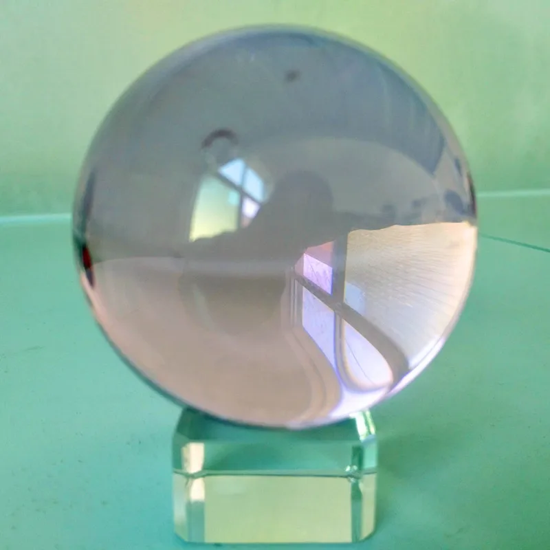 40 мм до 80 мм украшение дома K9 хрустальный шар фотография стеклянный шар красивый декор Кристальный шар - Цвет: light pink