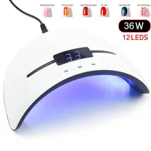 36 Вт УФ лампа Сушилка для ногтей портативный интеллектуальный индукционный УФ светодиодный светильник для сушки ногтей с 3 режимами настройки таймера инструменты для дизайна ногтей
