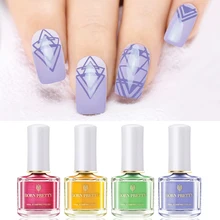 BORN PRETTY летние конфеты цвет ногтей серии стемпинг ногтей покрытие 6 мл цвет ful дизайн ногтей пластины печать лак