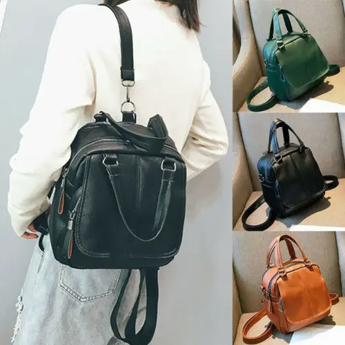 

Fashion Women's Backpack Travel PU Leather Handbag Rucksack School Shoulder Bag