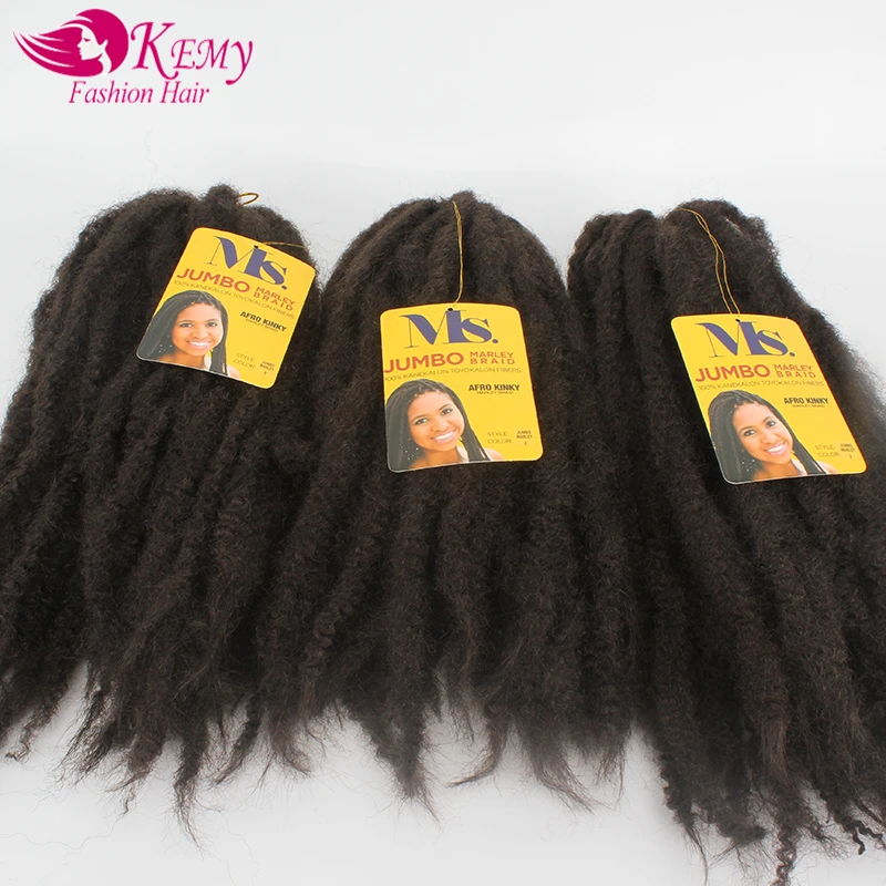 18 80g Synthetic Braiding Hair Afro Kinky Twist Braid Bulk