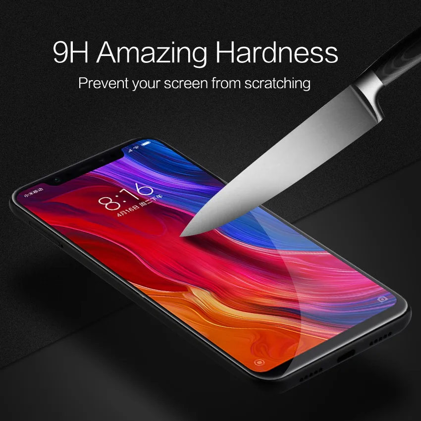 Закаленное стекло Xiaomi Pocophone F1 защитная пленка для экрана TCICPC 9H 2.5D полное покрытие