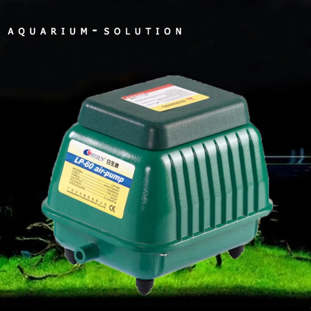 60W 70LPM RESUN LP 60 Low Noise Aquarium Air Pump for Koi Fish Septic