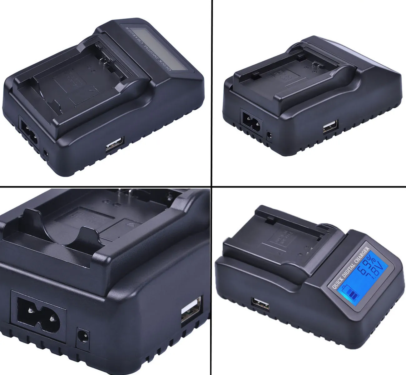 Otech Chargeur Secteur Pour Caméscope CANON LEGRIA FS21 - Noir
