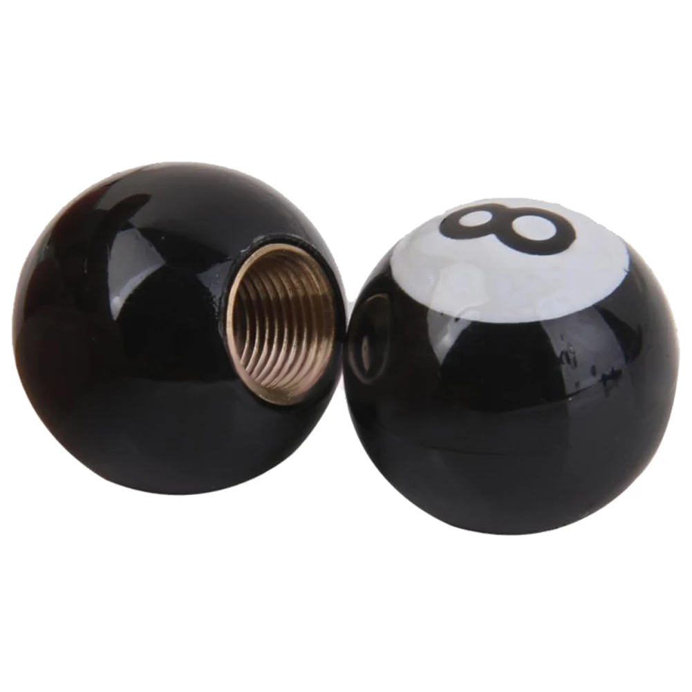 

EDFY-2 x No. 8 Ball motorcycle bike tyre tire wheel stem air valve dust cap cover