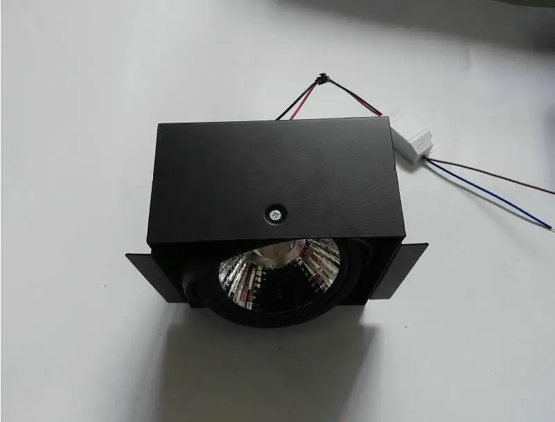 Бесплатная доставка 2 головки квадратный 2x15 Вт 1x15 COB светодиодный светильник с