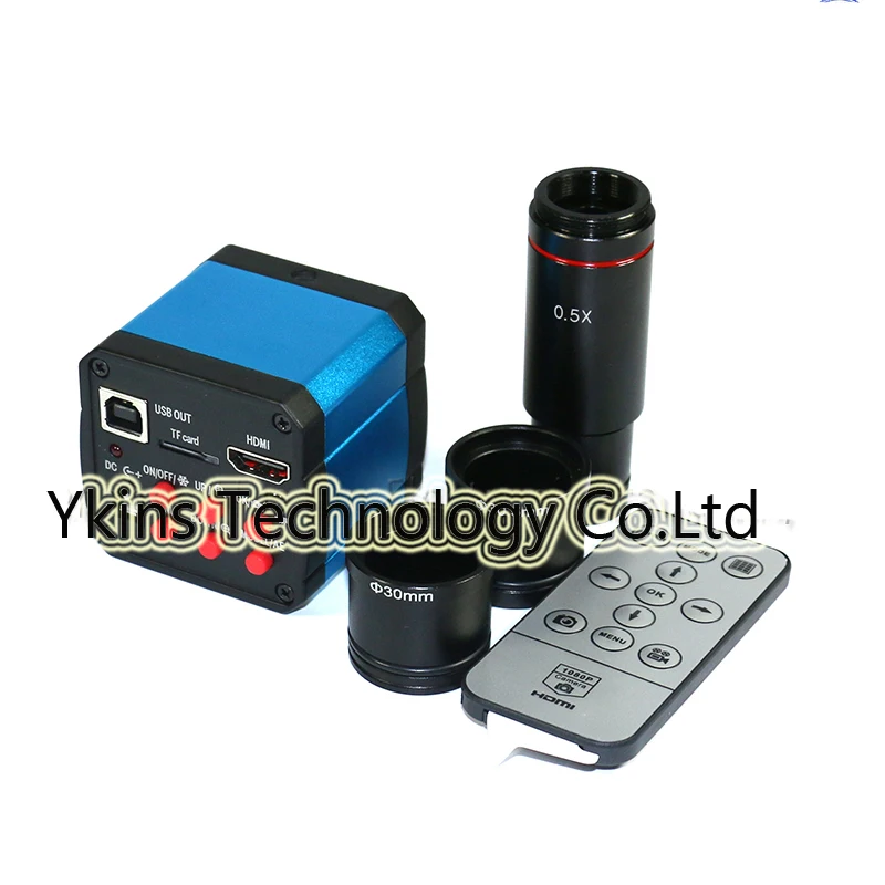 

14MP 720P CMOS HDMI USB Video Microscope Camera+CCD 0.5X Microscope Eyepiece C-Mount Lens for 23.2mm+30mmm+30.5mm Ring