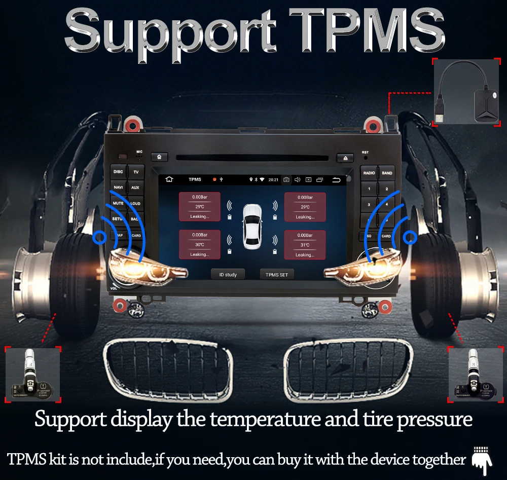 Top Owtosin Car Radio Multimedia Video Player Navigation GPS Android 9.0 For Mercedes Benz A-Class W169 B-Class W245 Sprinter Viano 17