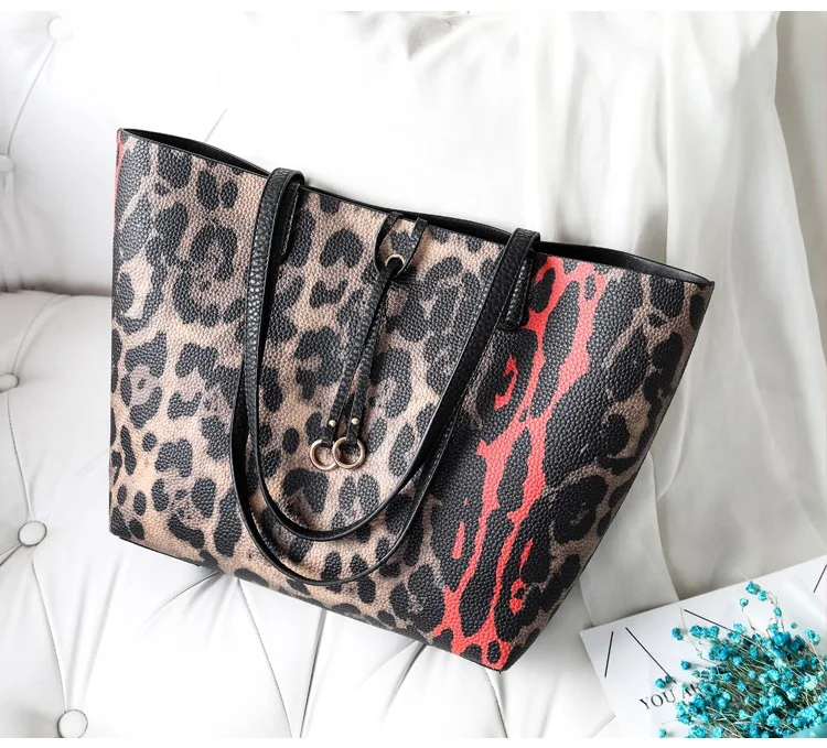 NIGEDU Fashion leopard large women handbag Brand Designer Shoulder Bag for Female Crossbody Bags PU Leather lady Big Totes (13)