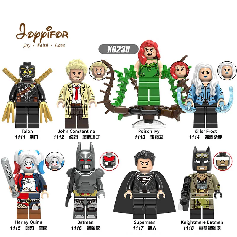

Building Blocks DCMovie HERO harley batman Deformation LegoINGlys Bricks Action Figures Toys For Children Kids Gift