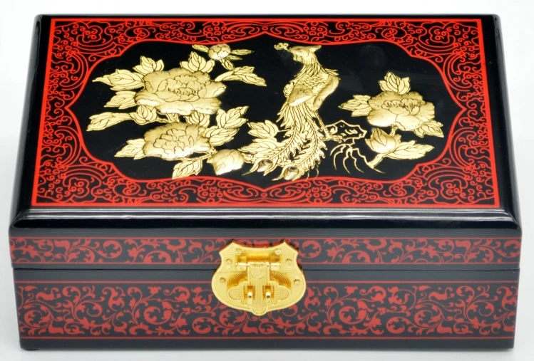 PingYao Shanxi китай ручной светильник лаковые китайские лаковые ювелирные изделия коробка чехол для хранения традиционные деревянные ремесла свадебный Декор