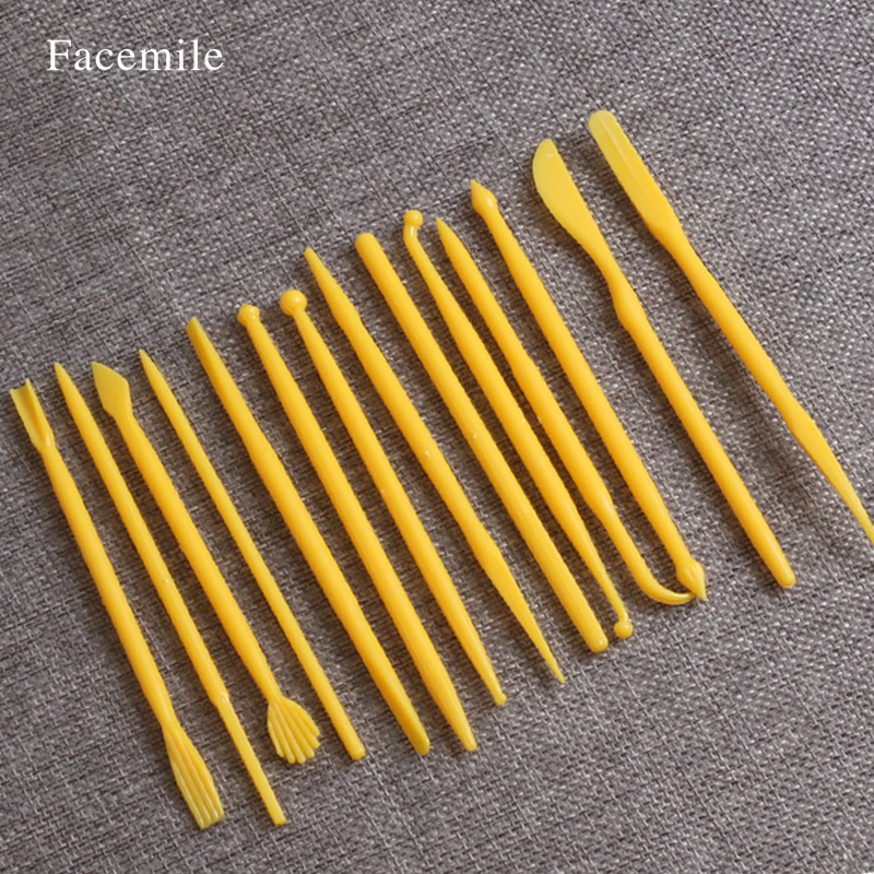 

14pcs/set Fondant Gift Decorating Flower Modelling Craft Clays Tool Gift Biscuit Cookie Cutter Engraved Pen 02036