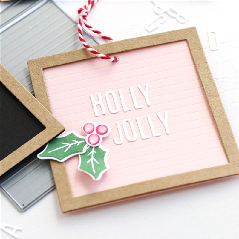 

Eastshape Frame Background Die Metal Cutting Dies Letter for Card Making DIY Scrapbooking Album Paper Embossing Craft Die Cut