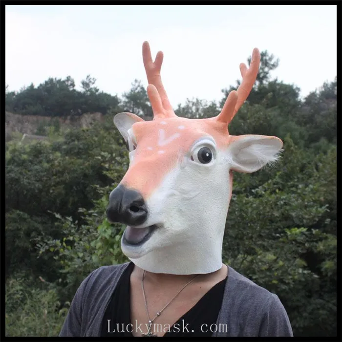 Buy Hot Sale Creepy Animal Head Mask Latex Full Head