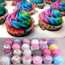 Прекрасный Полезная 100 шт./лот Пособия по кулинарии инструменты жиронепроницаемый Бумажные Формочки для капкейков из гофрированного картона, для выпечки чашки кекс кухонные капкейки Чехлы форма для выпечки тортов