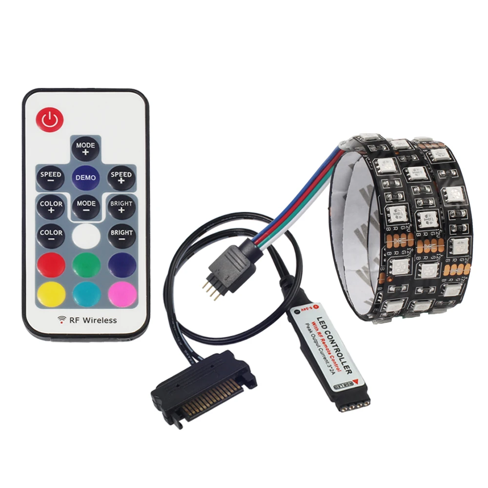 Светодиодный светильник Coolo 50/100/150/200 см RGB декоративный компьютерный чехол для ПК