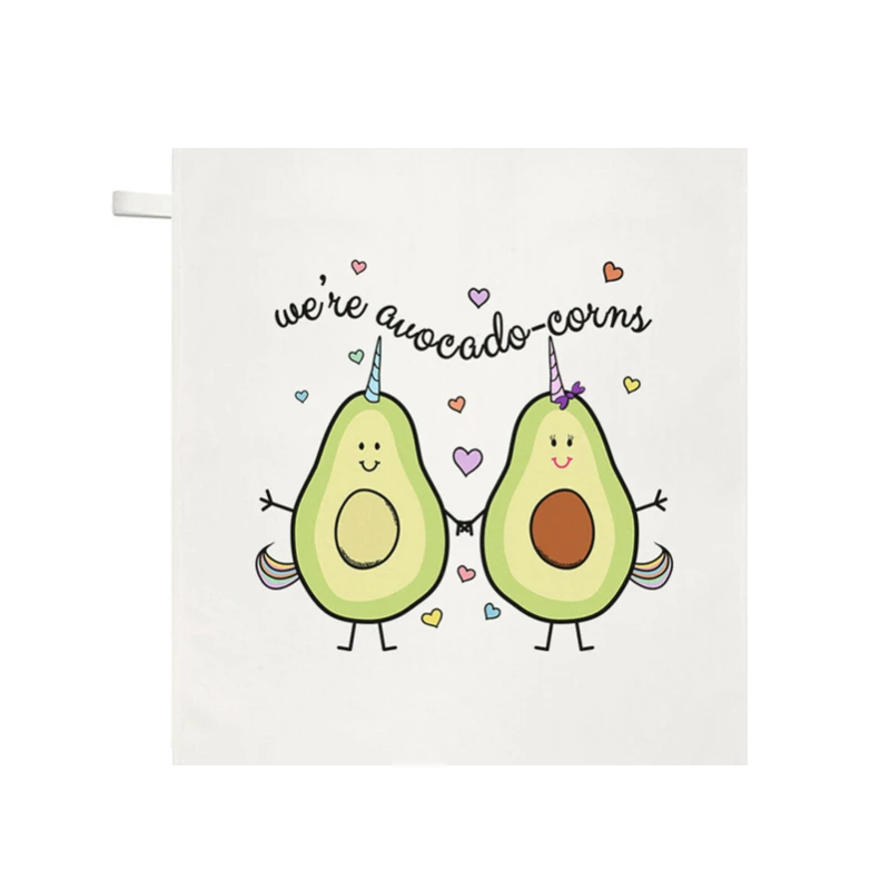 Funny Avocado Unicorn Unicorns Micorfiber Hand Towel Love We're Avocadocorns Couple Face Towels Kitchen Joke Engagement Gifts | Дом и сад