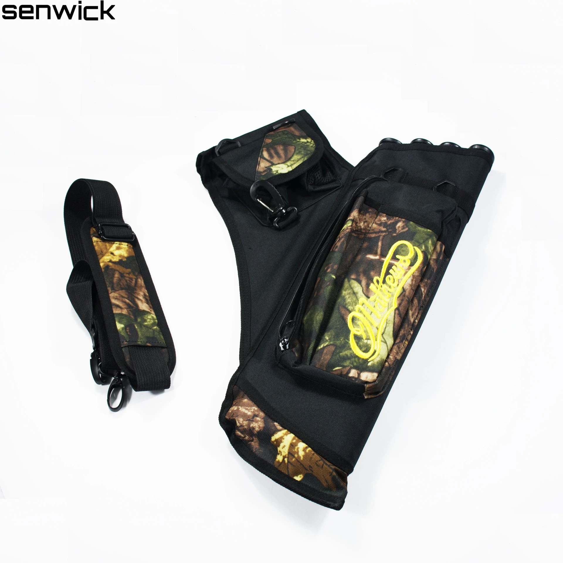 Buy New Senwick 4 Tubes Camo Archery Arrow Quiver Bag