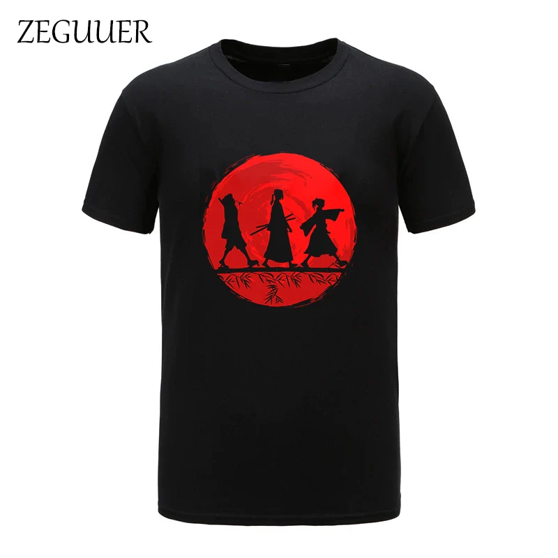 

Naruto Samurai Sunset Tshirt Harajuku T Shirt Men Streetwear Funny T Shirts Boyfriend Gift Cotton Round Neck Casual Clothes