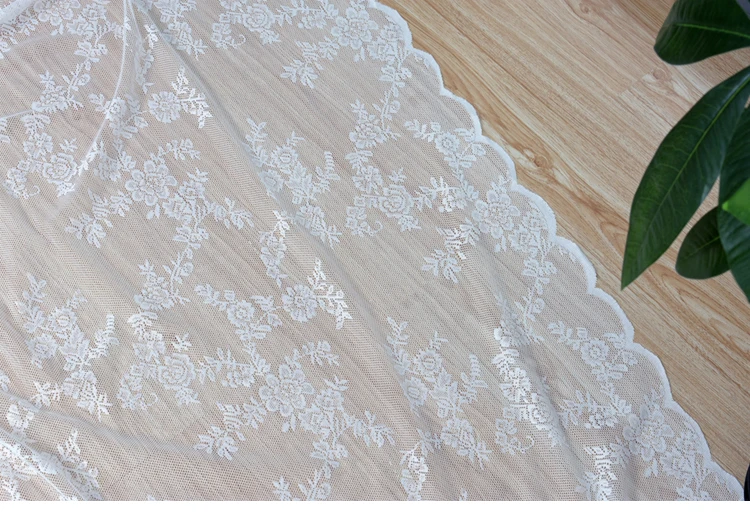 Белая Корейская сетчатая занавеска с цветами для гостиной, трикотажная кружевная Тюлевая занавеска с вышивкой, кухонная занавеска S075& 30