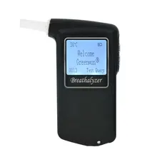 Новые at-868f Prefessional Полиция высокая точность цифровой дыхание Алкотестеры Алкотестер с 10 шт. мундштук