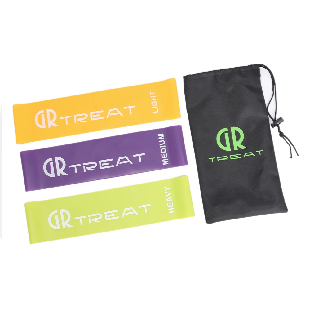 3pcs/Set Rubber Resistance Bands Elastic Tension Band Yoga Resistance Band Exercise Bands Fitness Equipment Expander