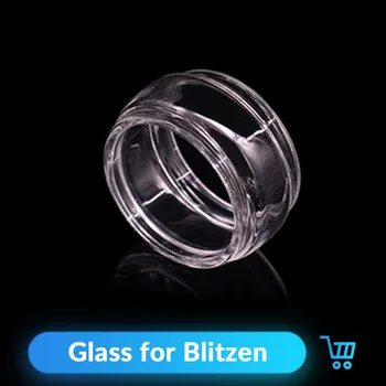 

Volcanee 2pcs/lot Replacement Glass Tube 5ml Capacity For Blitzen RTA Atomizer E Cigarette Tank Vape Accessories Blitzen Glass
