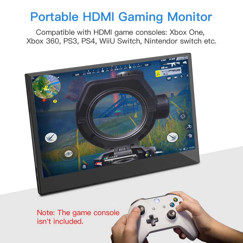 Eyoyo 13 3 New 2K Portable Computer Monitor PC HDMI PS3 PS4 Xbo x360 1920x1080 IPS 2
