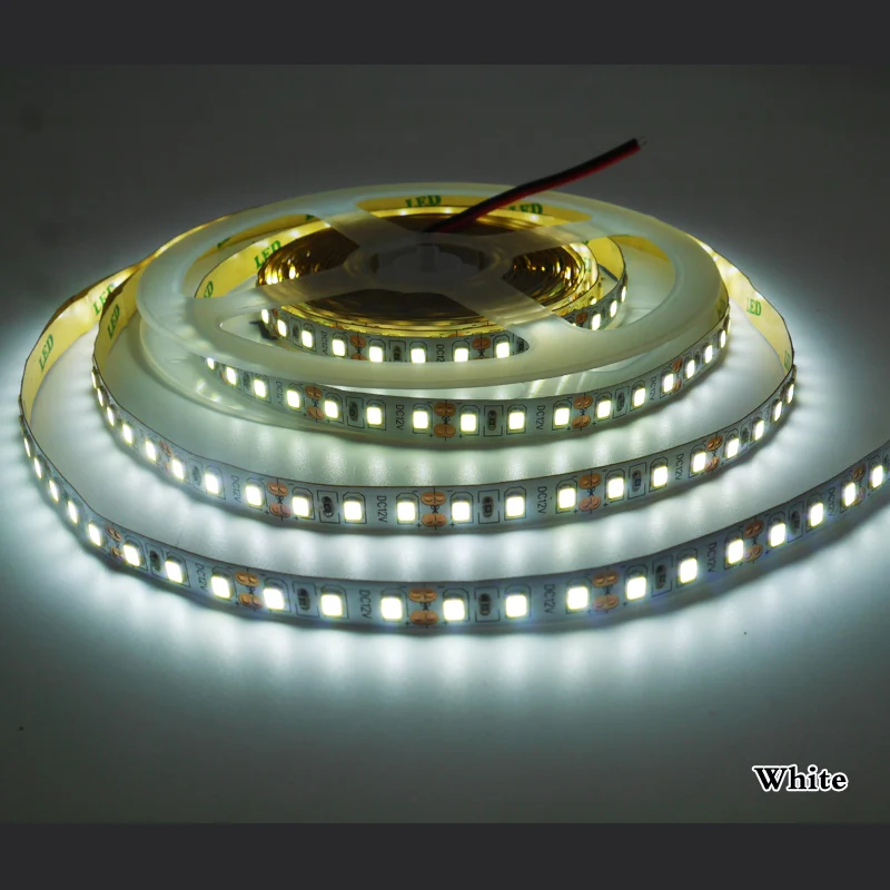 Гибкая светодиодная лента 5 м 2835 SMD DC 12 В 120 светодиодов/м без водонепроницаемости