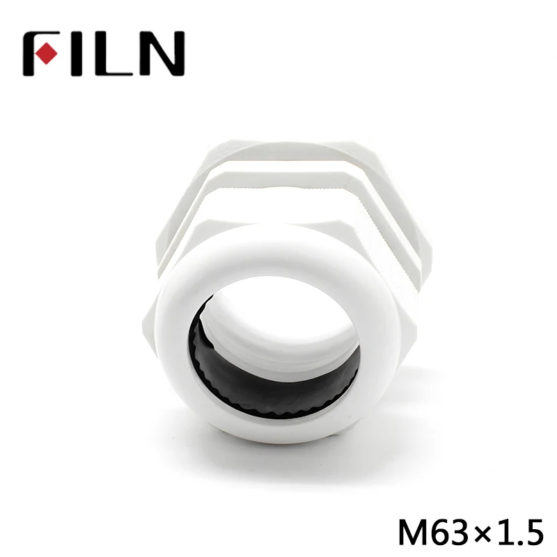 PG63 M63x1.5 Nylon waterproof cable gland connector compression electrical solar cable entry