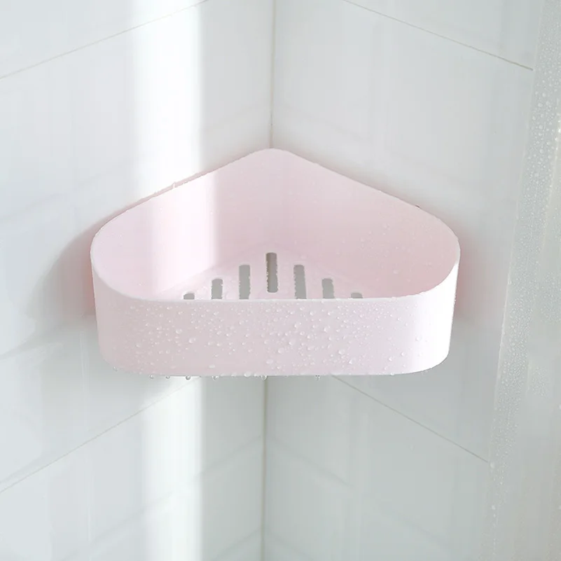 Kitchen Storage Shelf  Bathroom Wall Rack Organizer Toilet Toothbrush Holder Bottom Drainer Design for Home Storage Decoraction (0)