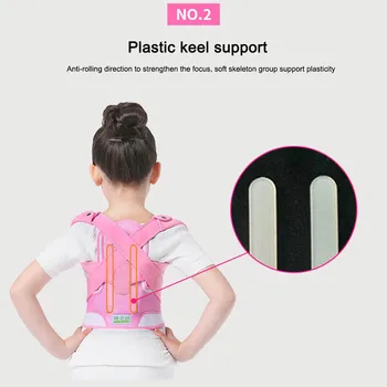 

Posture Corrector Back Shoulder Lumbar Waist Supporting Correction Straighten Upper Children JS88