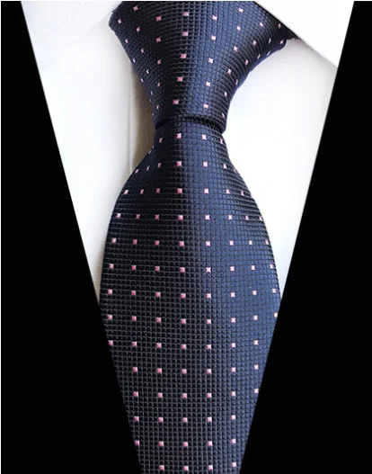 Новые стили Пейсли галстуки в клетку для мужчин классические бизнес высокой плотности горошек узор галстук роскошные свадебные аксессуары - Цвет: TG-10