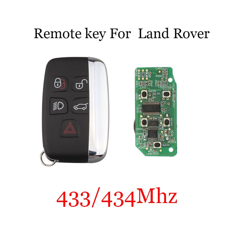 Buy 5Buttons Remote Key Suit 433/434Mhz for Land Rover