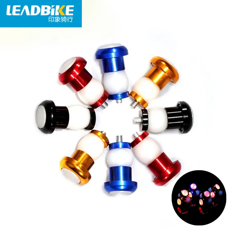 Leadbike пара велосипедных наконечников для руля велосипеда светодиодная фара 2