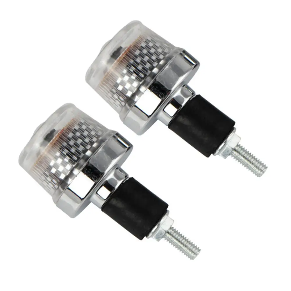 

2PCS Motorcycle Scooter Handlebar Lamp Decoration Lights Colorful Motorcycle Strobe Lights Handlebar Lamp Flashing Lights