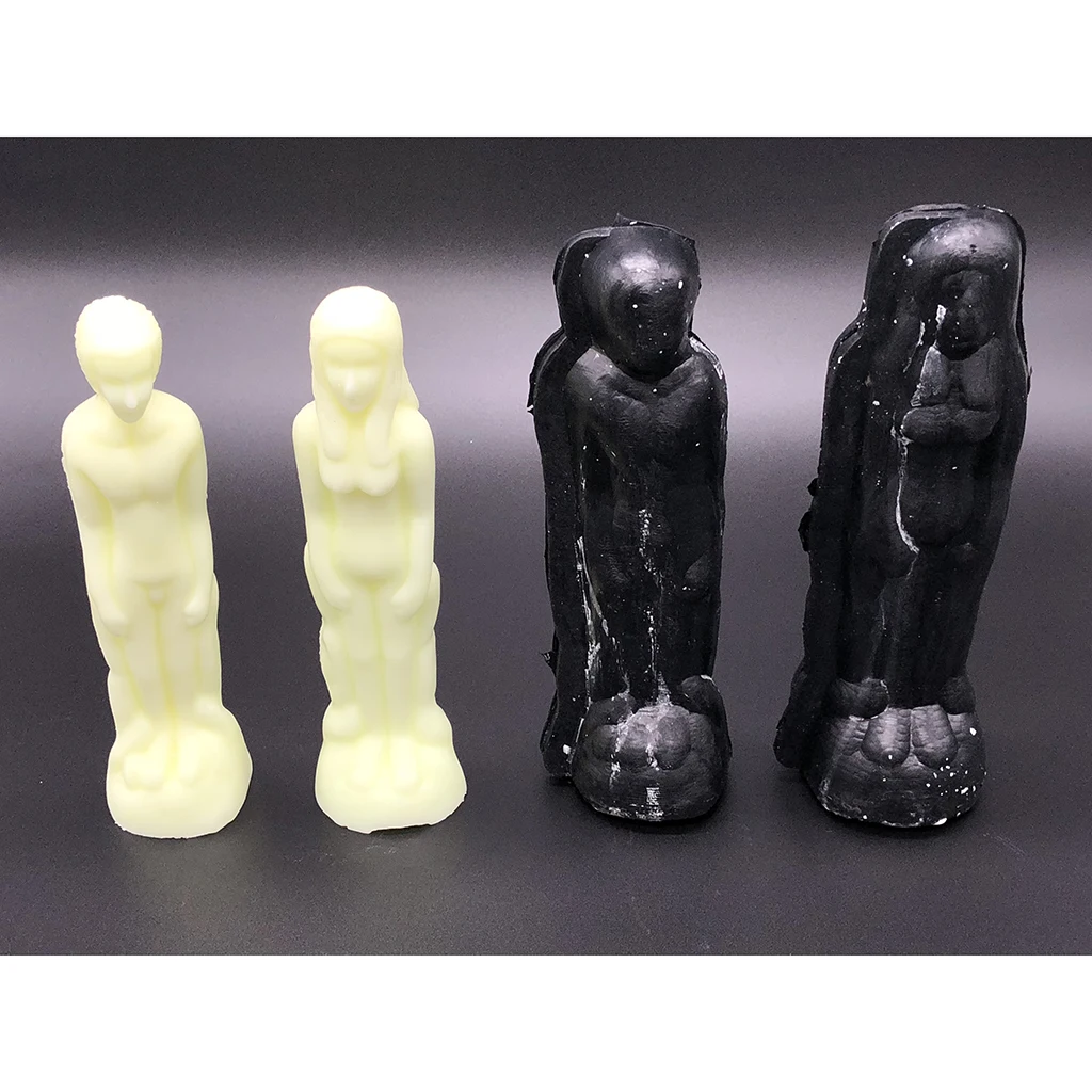 

2x Men Women Shape Candle Making Mould Soap Mold For Candle Making DIY 200mm
