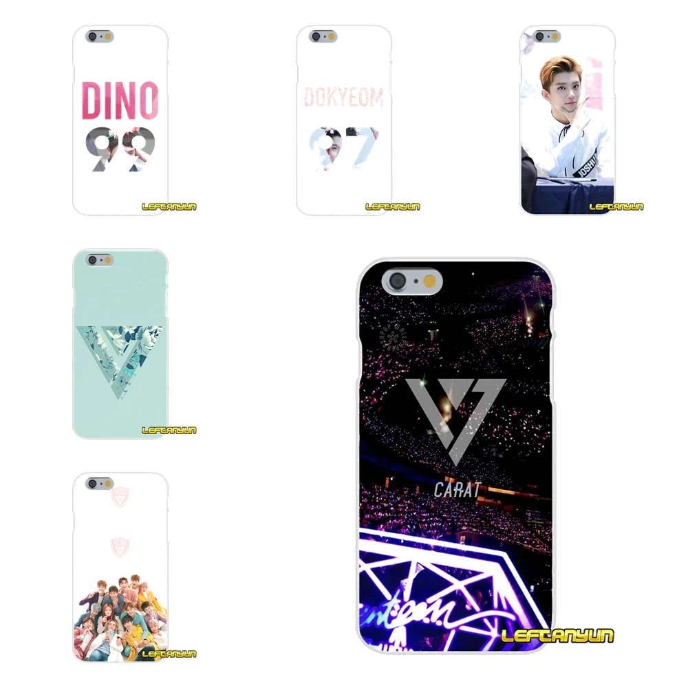 

KPop Seventeen For iPhone X 4 4S 5 5S 5C SE 6 6S 7 8 Plus Accessories Phone Shell Covers