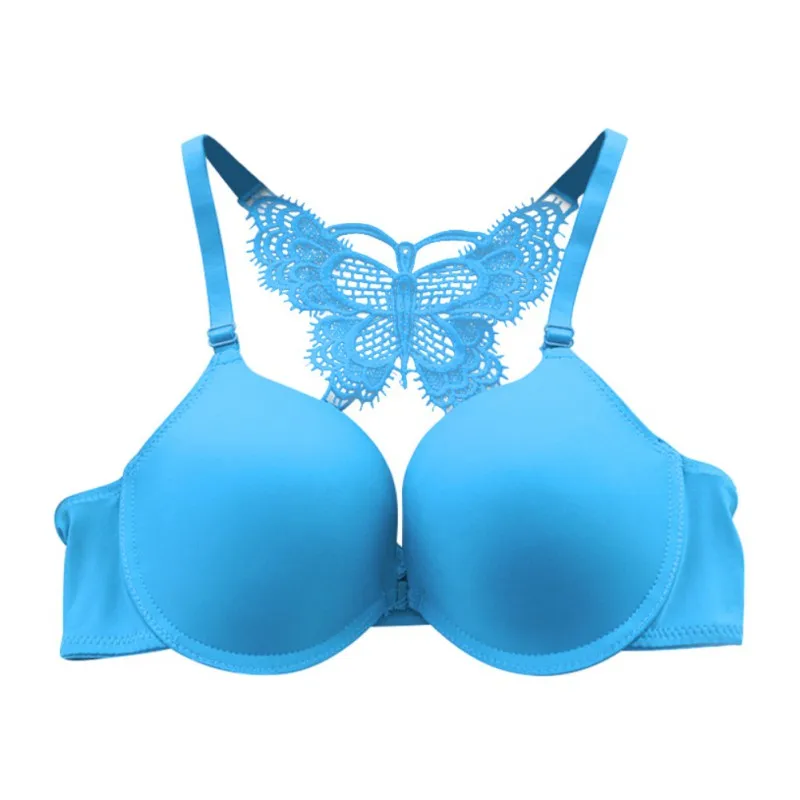 

Push Up Bra Lingerie Strappy Bra Lace Bustier Crop top Intimates Brassiere Underwear Purple Blue Red Bras