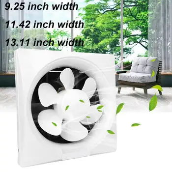 

220V Exhaust Fan 9.25-13.11 inch Extractor Window Shutter Exhaust Fan Low Noise Ventilator air vent Household Kitchen Bathroom
